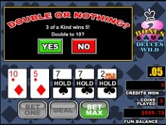 Bónusz Deuces Wild Video Póker