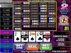 Deuces Wild 52 Video Póker