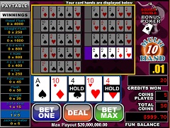 Double Double Bónusz Póker 10 Video Póker