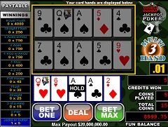 Double Double Jackpot Póker 3 Video Póker