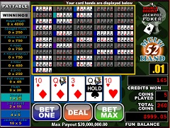 Double Double Jackpot Póker 52 Video Póker